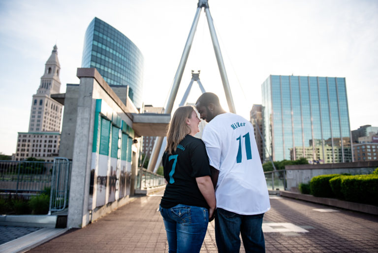 Downtown Hartford CT engagement session