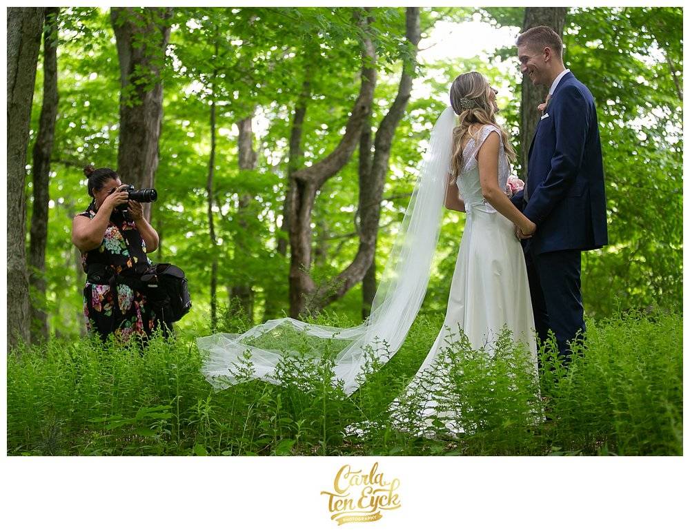 Wedding photographer Carla Ten Eyck photographs at Wright's Mill Farm