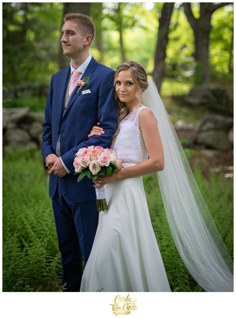 Wright’s Mill Farm wedding portrait