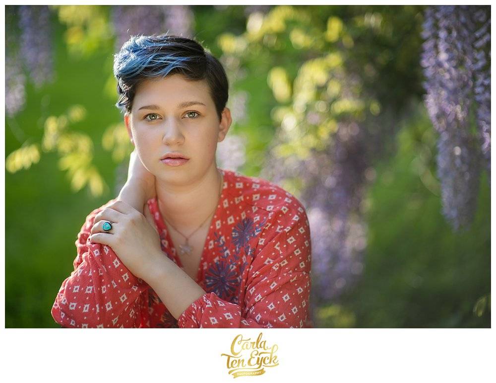 Finding Myself at 45 portrait of my daughter by wisteria