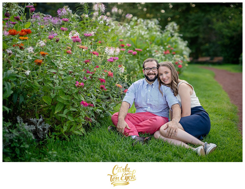 Engagement session at Elizabeth Park West Hartford CT