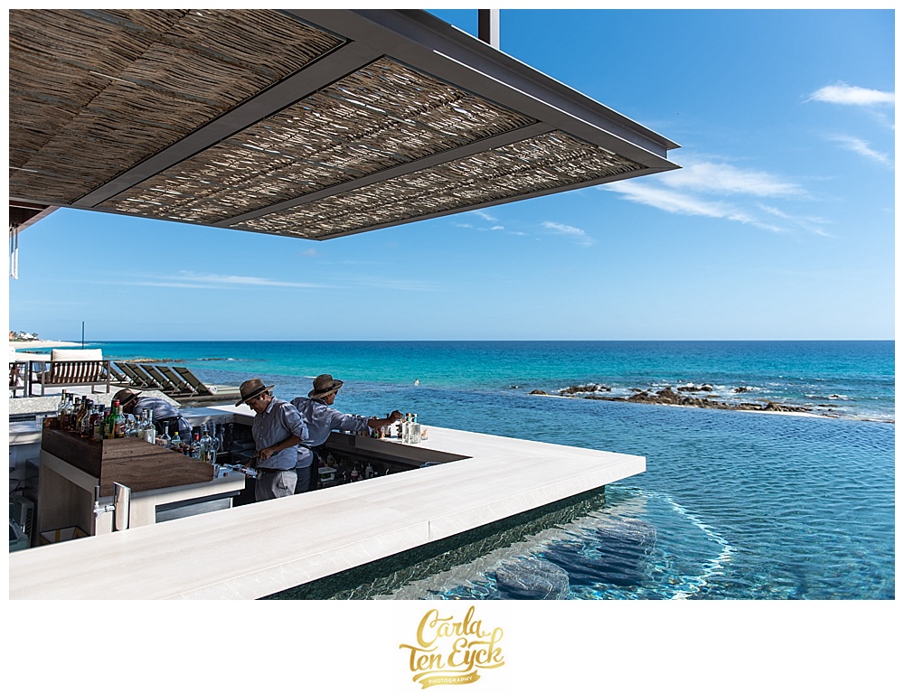 Pool bar at Solaz Los Cabos Mexico at the Engage Summit Cabo Conference