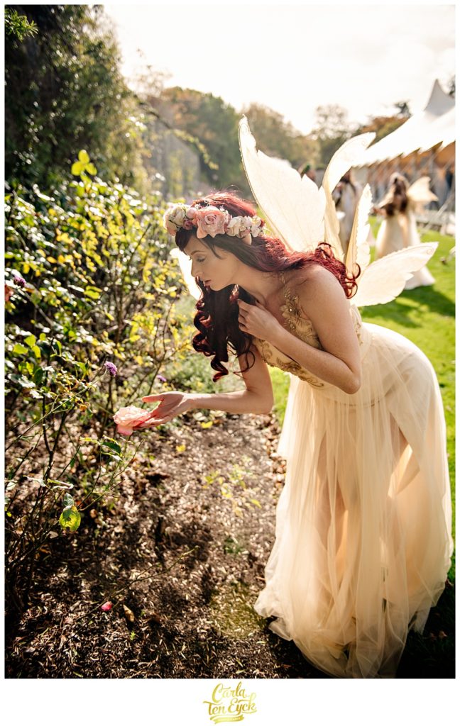 Fairies in the gardens at Adare Manor County Limerick Ireland