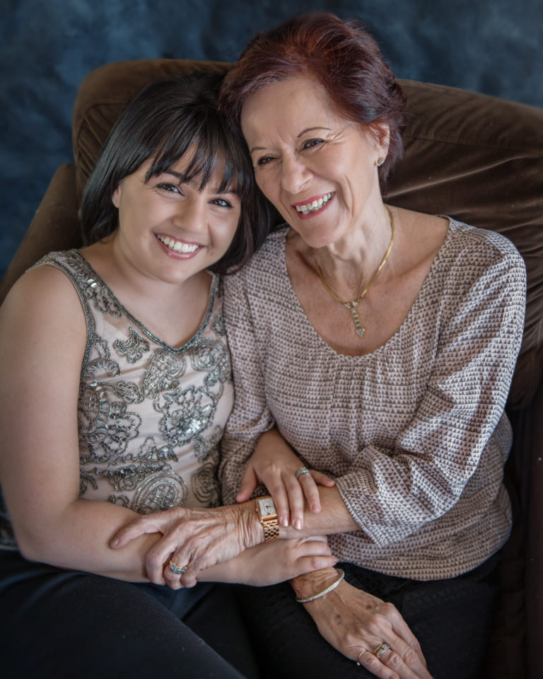 Mother daughter portrait for mother's day in Hartford CT