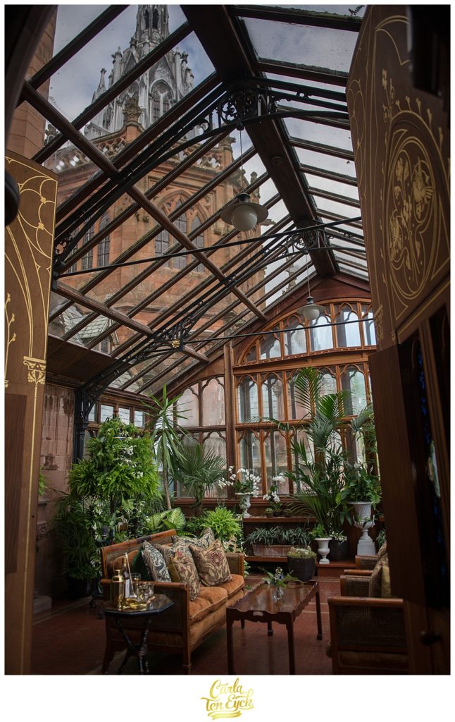 Mount Stuart master bedroom greenhouse on the Isle of Bute Scotland
