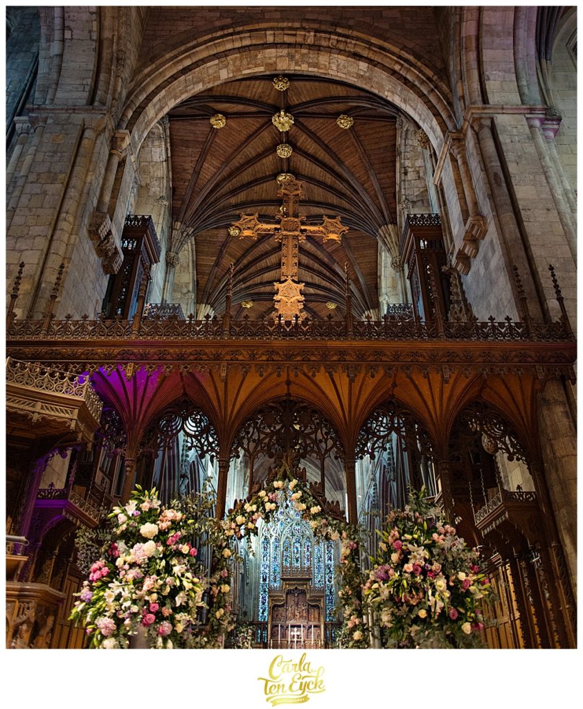 Wedding in Selby Abbey Yorkshire UK