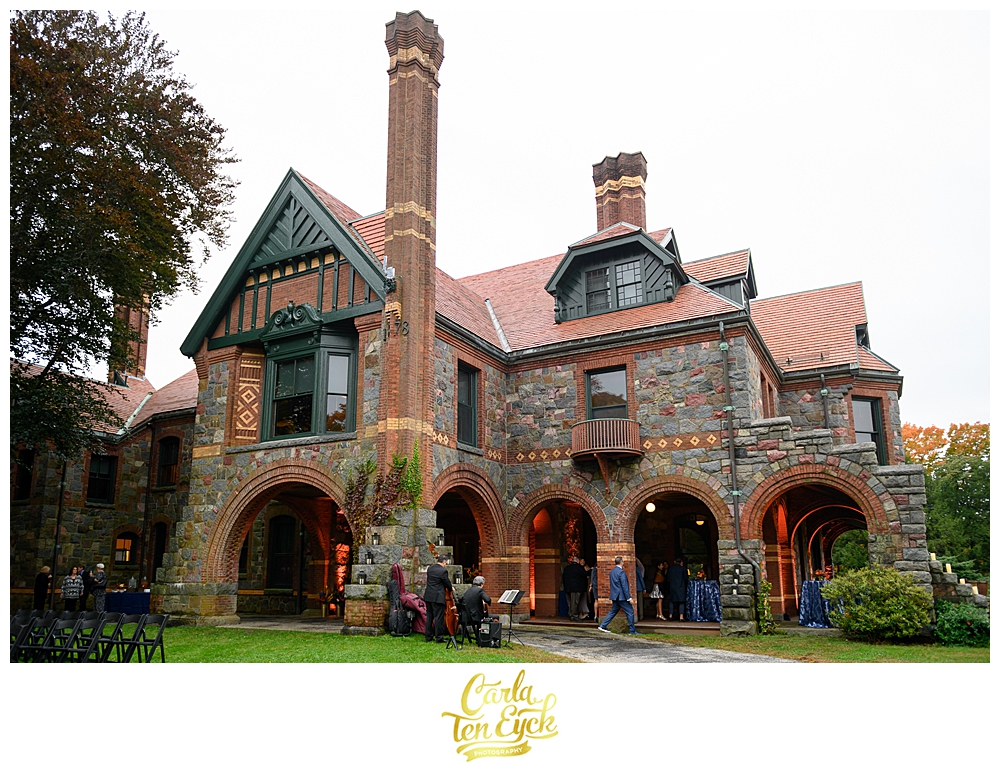 Two grooms wed at the Eustis Estate in Milton MA